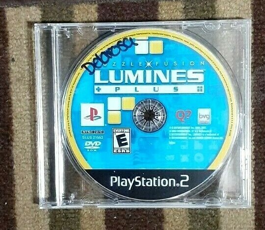 Lumines Plus Disc Only (Sony PlayStation 2, 2007) VG Shape Tested