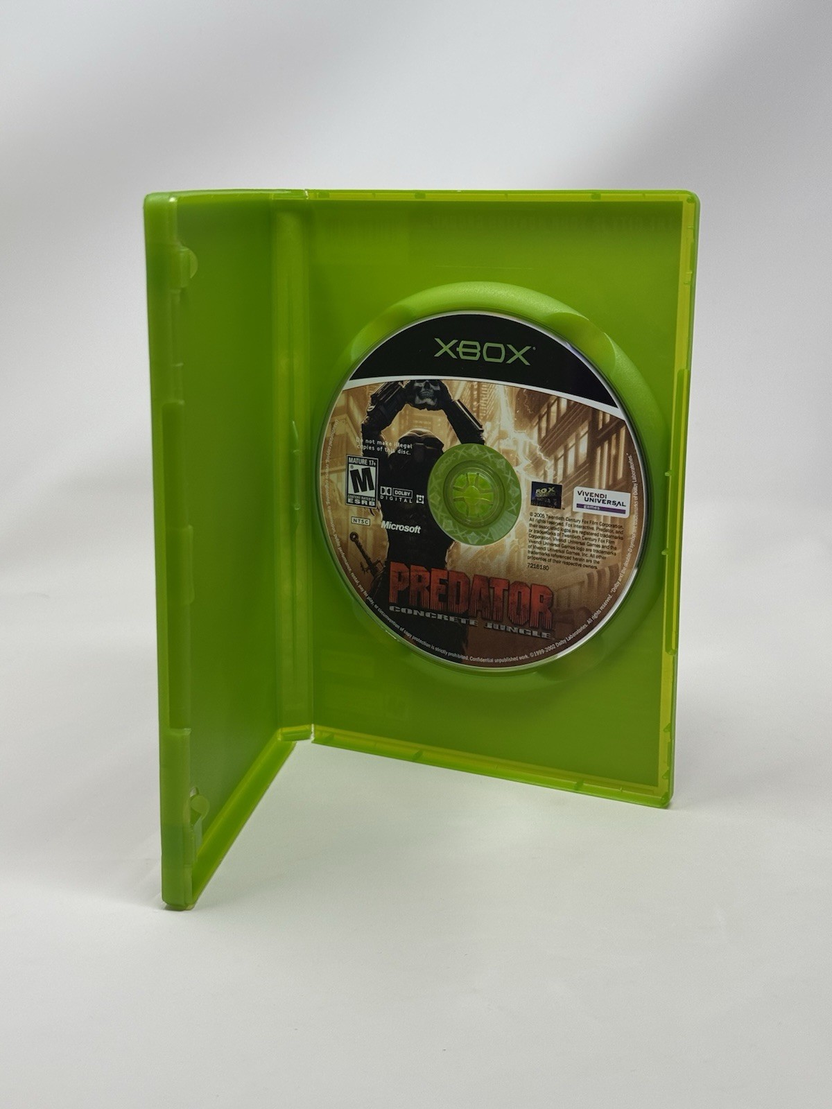 Predator Concrete Jungle Microsoft Xbox Game + Case Pristine Disc Tested Works