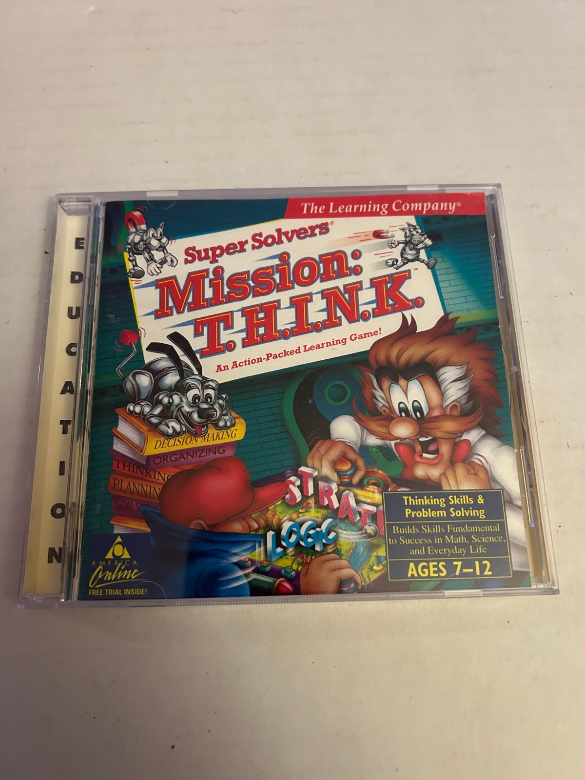 Super Solvers Mission Think (1997) CD-ROM The Learning Company Games
