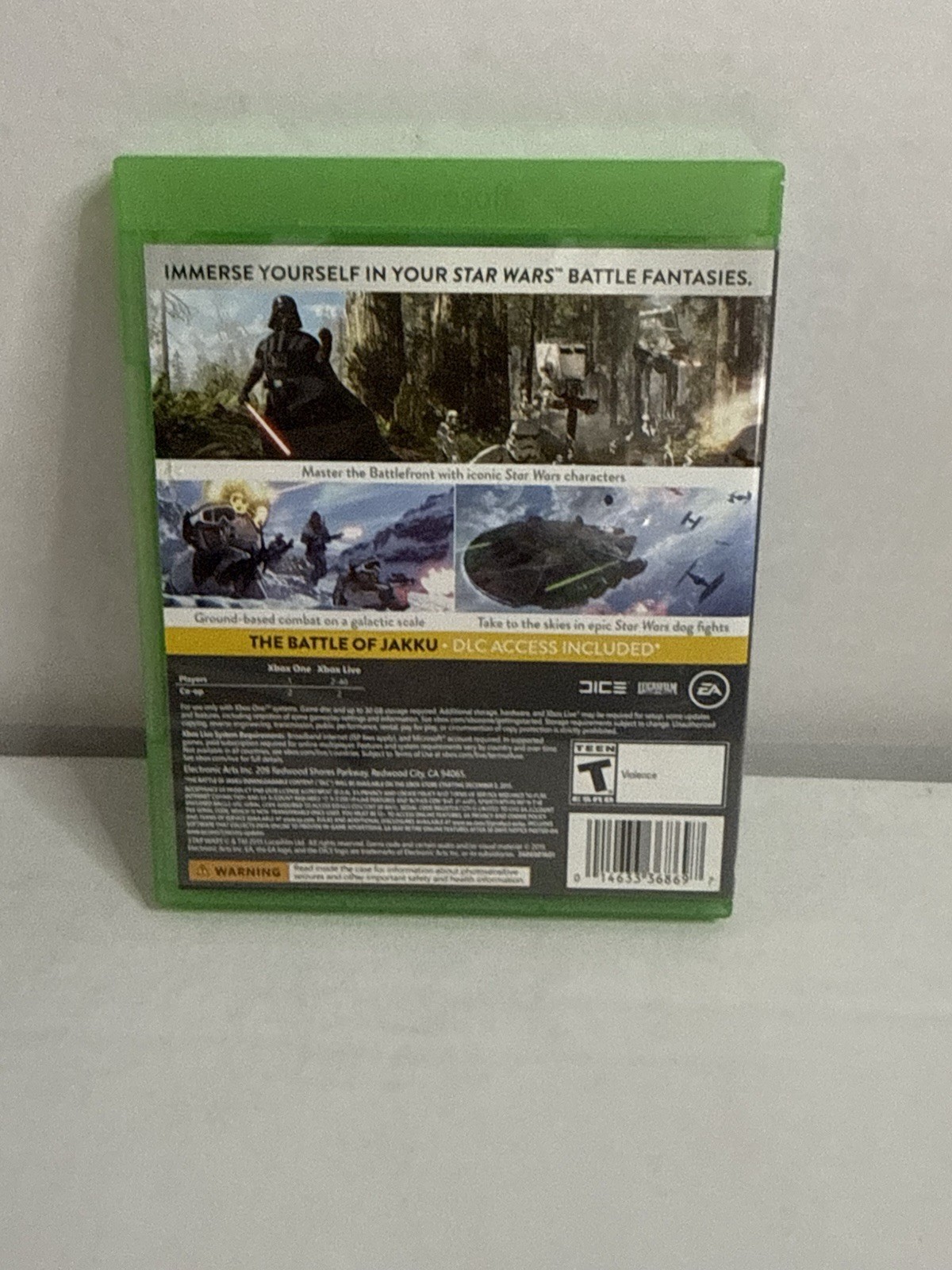 Electronic Arts Star Wars Battlefront Xbox One T Shooter NTSC-U/C DLC Included