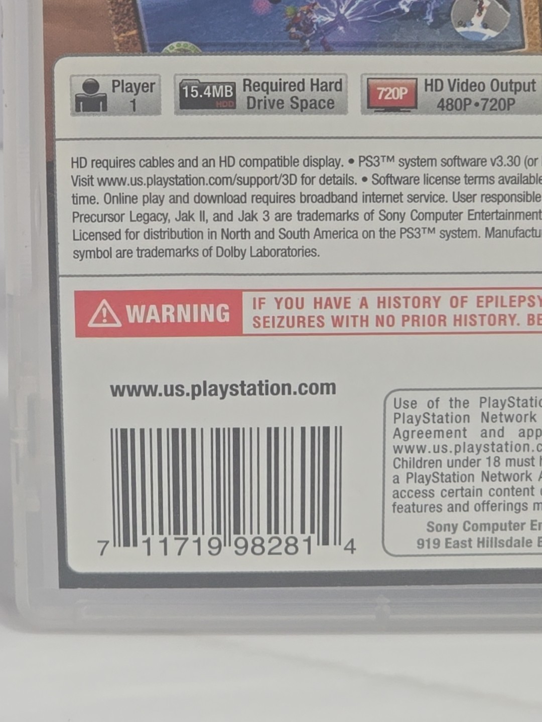 Jak and Daxter Collection ( PlayStation PS3 ) Complete W/ Manual New (Other)