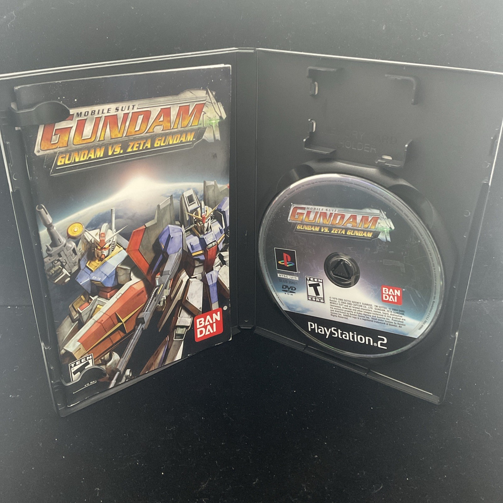 Mobile Suit Gundam: Gundam vs. Zeta Gundam (PS2) Tested & CIB+ W/Reg Card Mint
