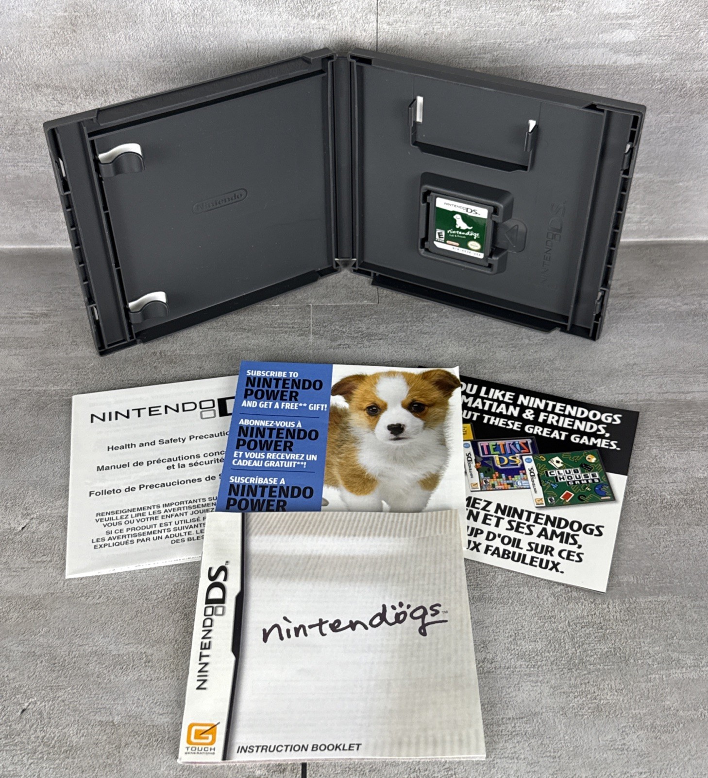 Nintendogs: Lab & Friends (Nintendo DS,2005) Complete w/ Manual Tested & Working