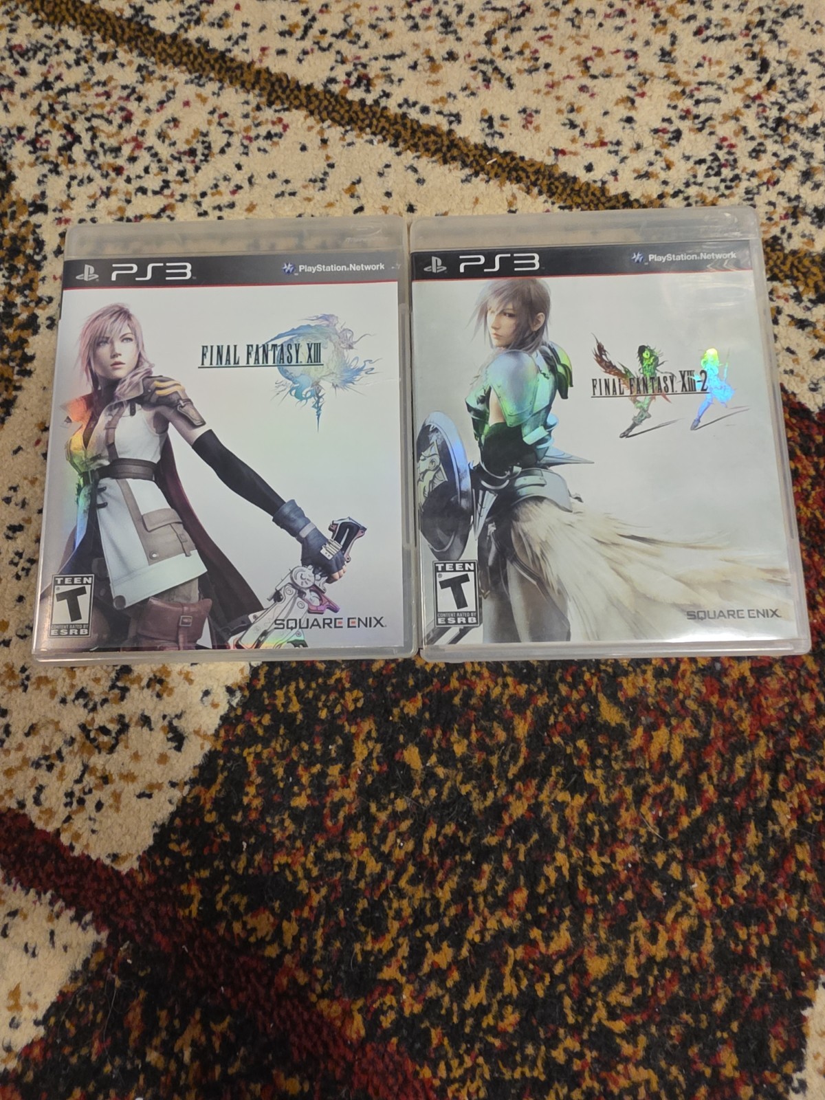 2 Game Lot- Final Fantasy XIII & XIII-2 (PlayStation 3 PS3) Complete CIB, Tested