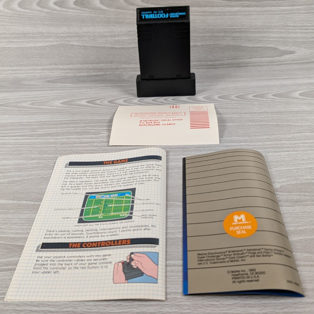 Super Challenge Football/Baseball, Lock ‘n Chase M Network Bundle Atari 2600 Lot