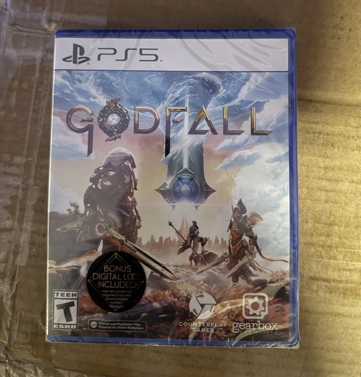 Gearbox Godfall PS5 Bonus Digital Content Included T Teen Action Adventure