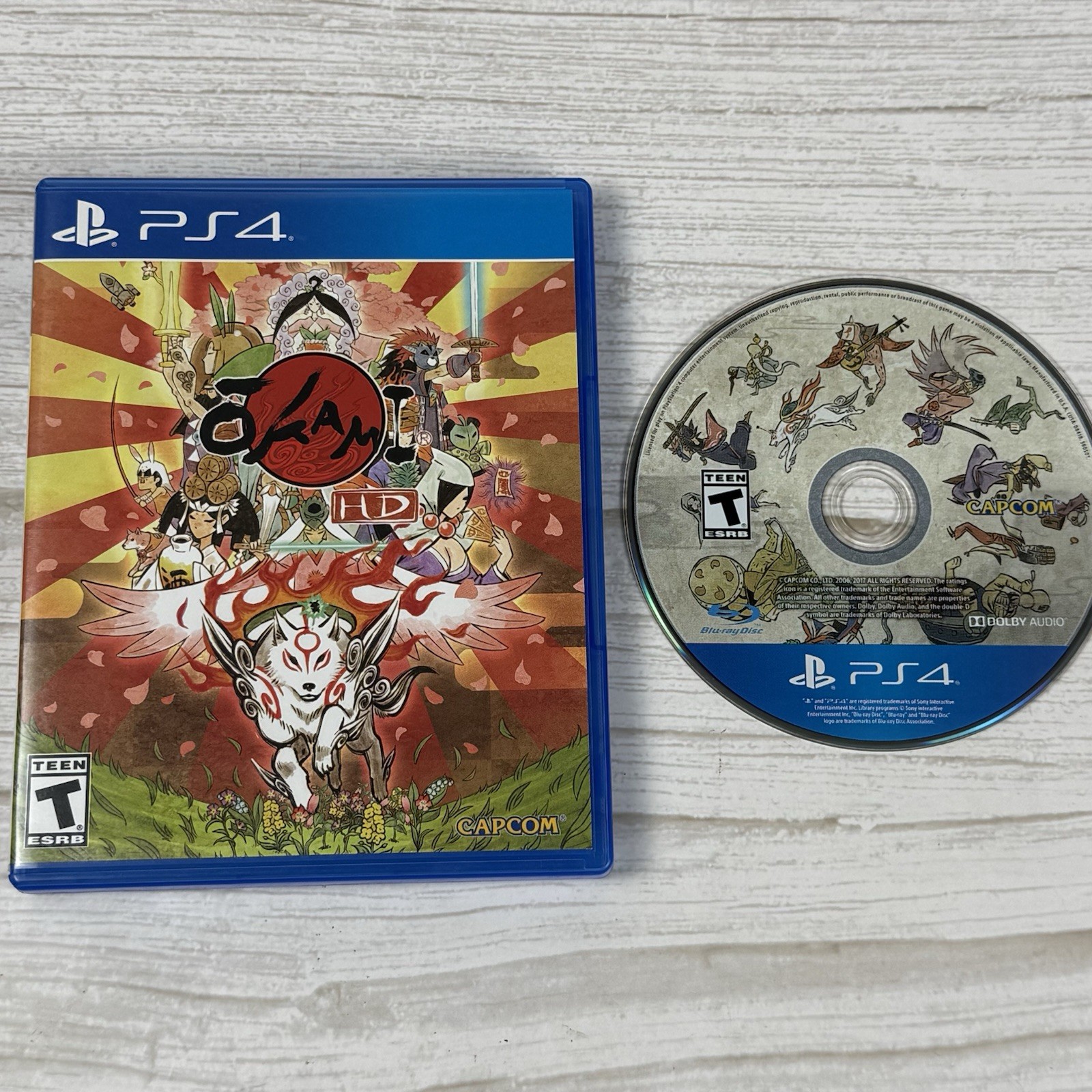 Okami HD (Sony PlayStation 4, 2017) PS4 US Version Capcom Free Shipping