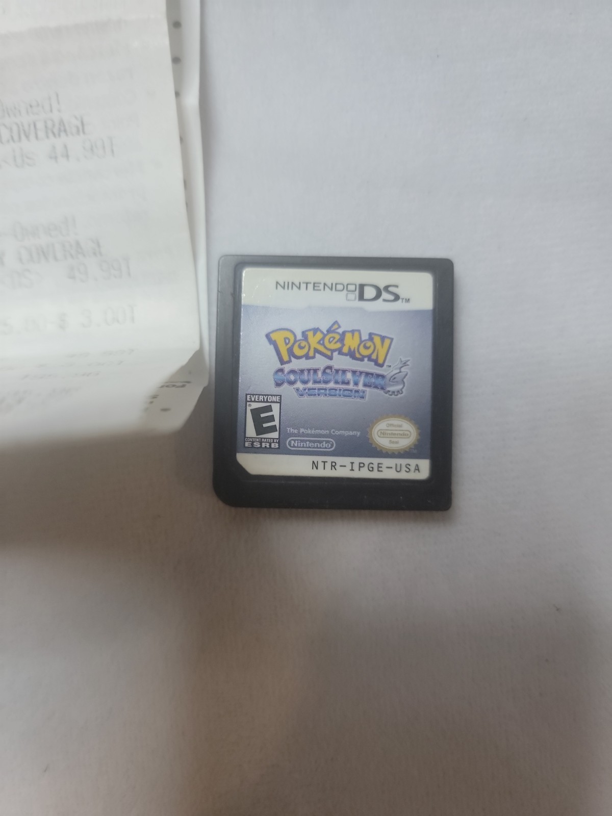 Pokemon Soulsilver Version – Nintendo DS Cartridge Only Authentic W Receipt