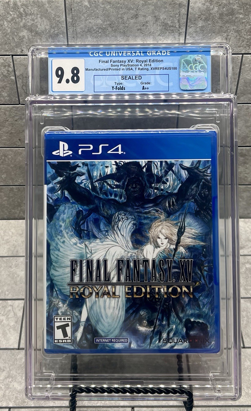 Final Fantasy XV Royal Edition Blue Label CGC U9.8 A++ PS4 Sealed Graded