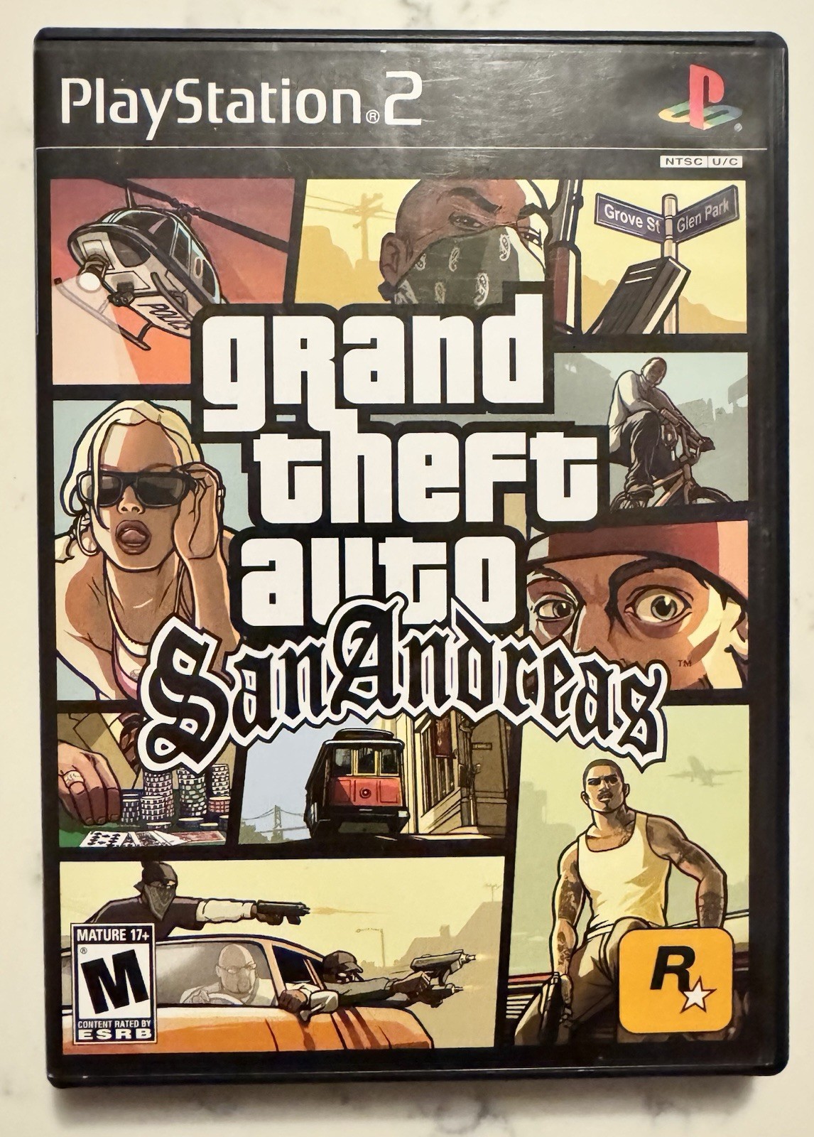 Grand Theft Auto San Andreas Hot Coffee Edition. Playstation 2 CIB w Map. Tested