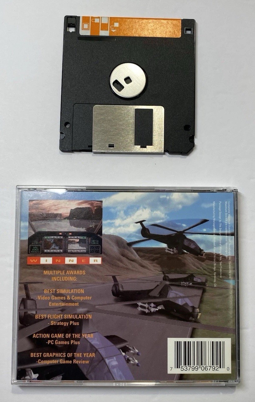 Classic PC Games Comanche Maximum Overkill & Earthsiege W/ Expansion C/W Manuals