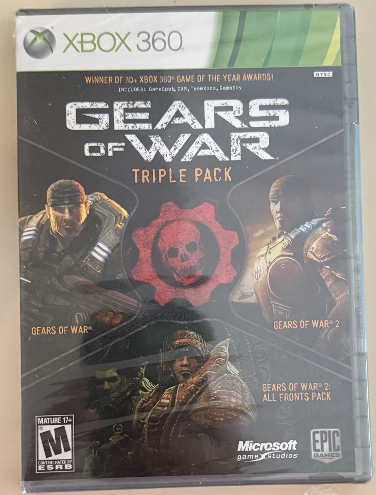 Gears of War Triple Pack (Microsoft Xbox 360, 2011)*Brand New* *Factory Sealed*