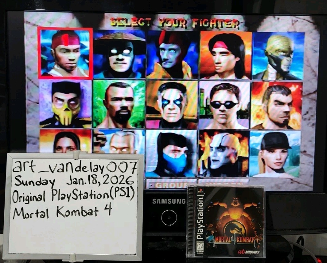 Mortal Kombat 4 – (PS1, 1997) *CIB w/ Reg Card + Case Protector* VGC* Tested!