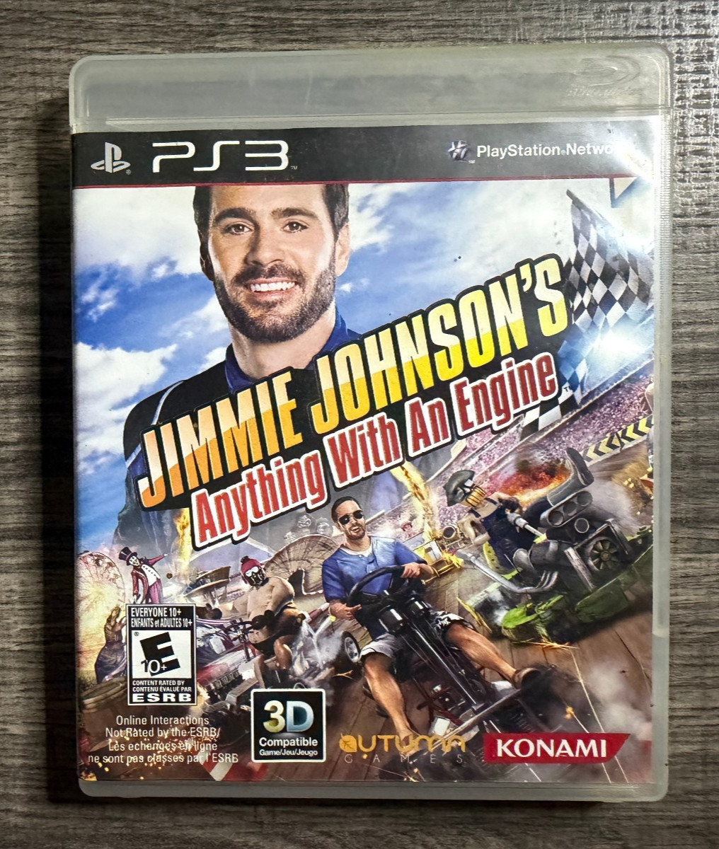Jimmie Johnson’s Anything With an Engine – Sony PS3 – Konami – Acceptable Condit