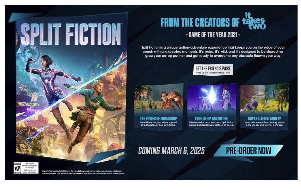 Split Fiction – Sony PlayStation 5