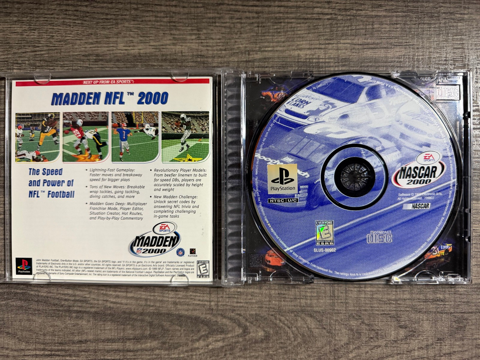 NASCAR 2000 – Sony Playstation 1 PS1 – EA Sports – Acceptable Condition