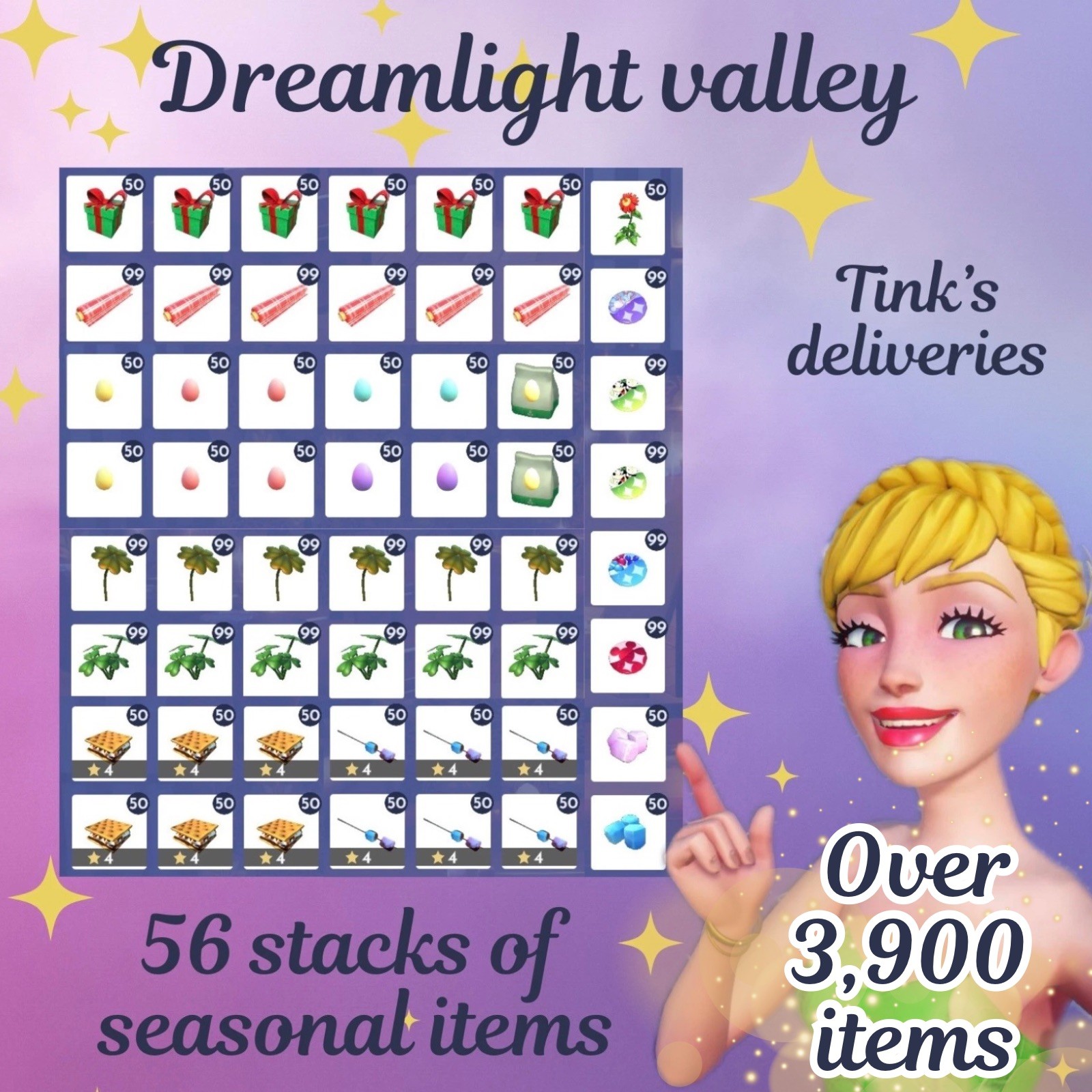 Dreamlight Valley Resources 💕 Seasonal Items Pack