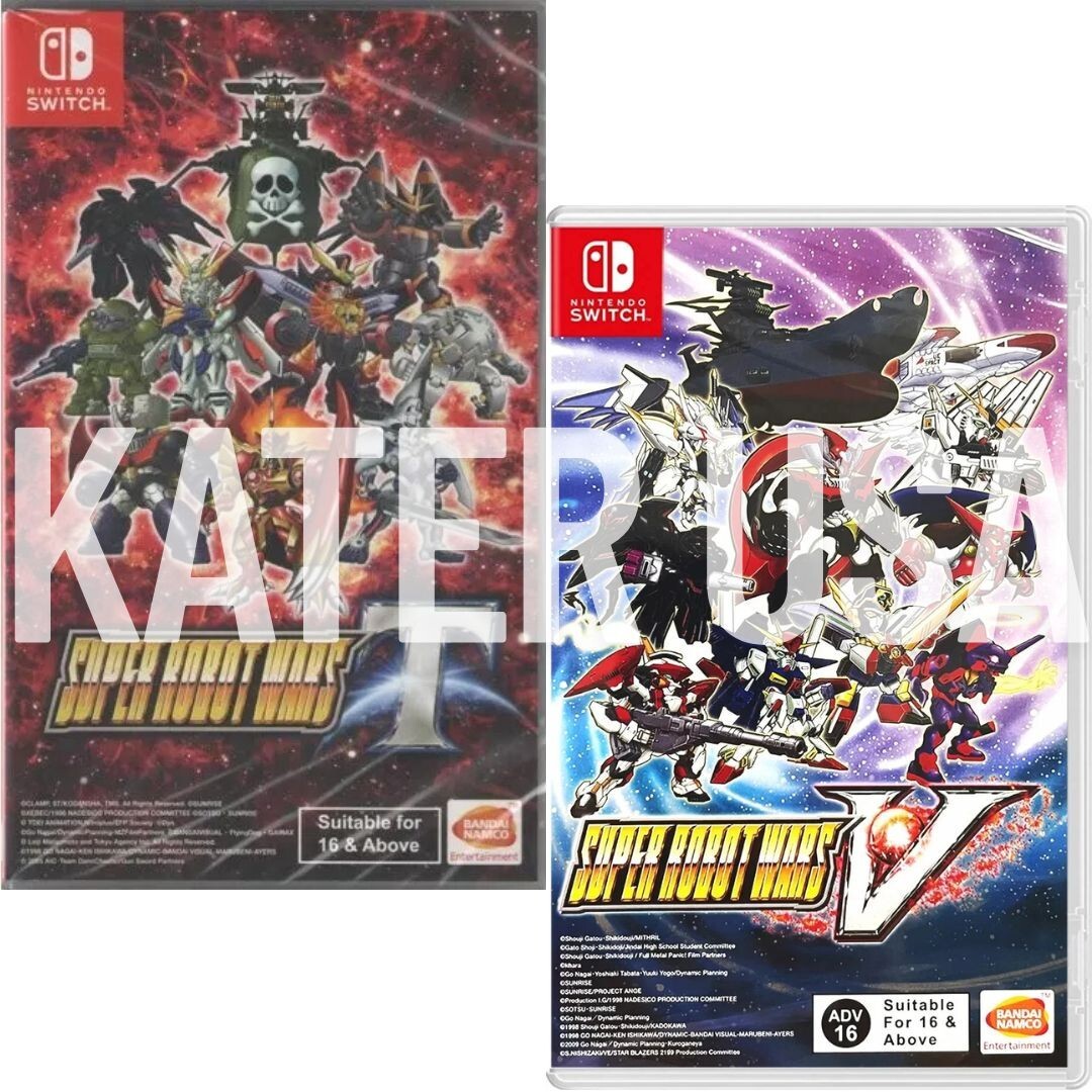 Super Robot Wars T + V Switch Brand New Bundle (Turn-Based)