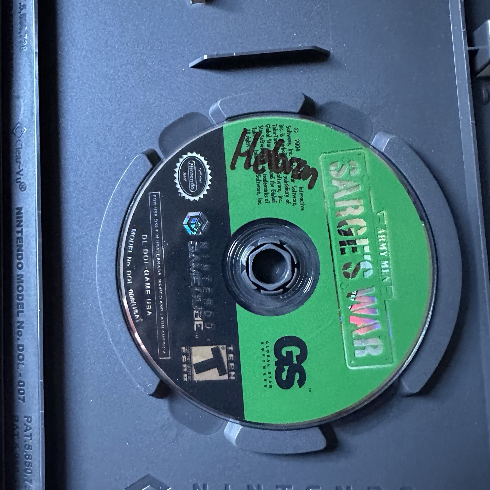 Army Men: Sarges War – Nintendo GameCube – Complete with Manual
