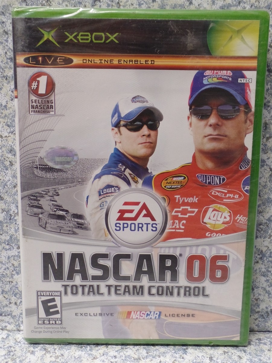 Video Game XBOX Nascar 06 Total Team Control EA Sports NEW SEALED