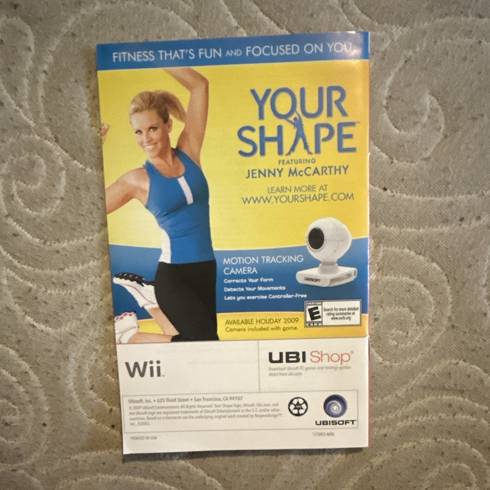 Ubisoft Just Dance Just Dance Series Nintendo Wii w/ Case Disc Manual E10+ 2007