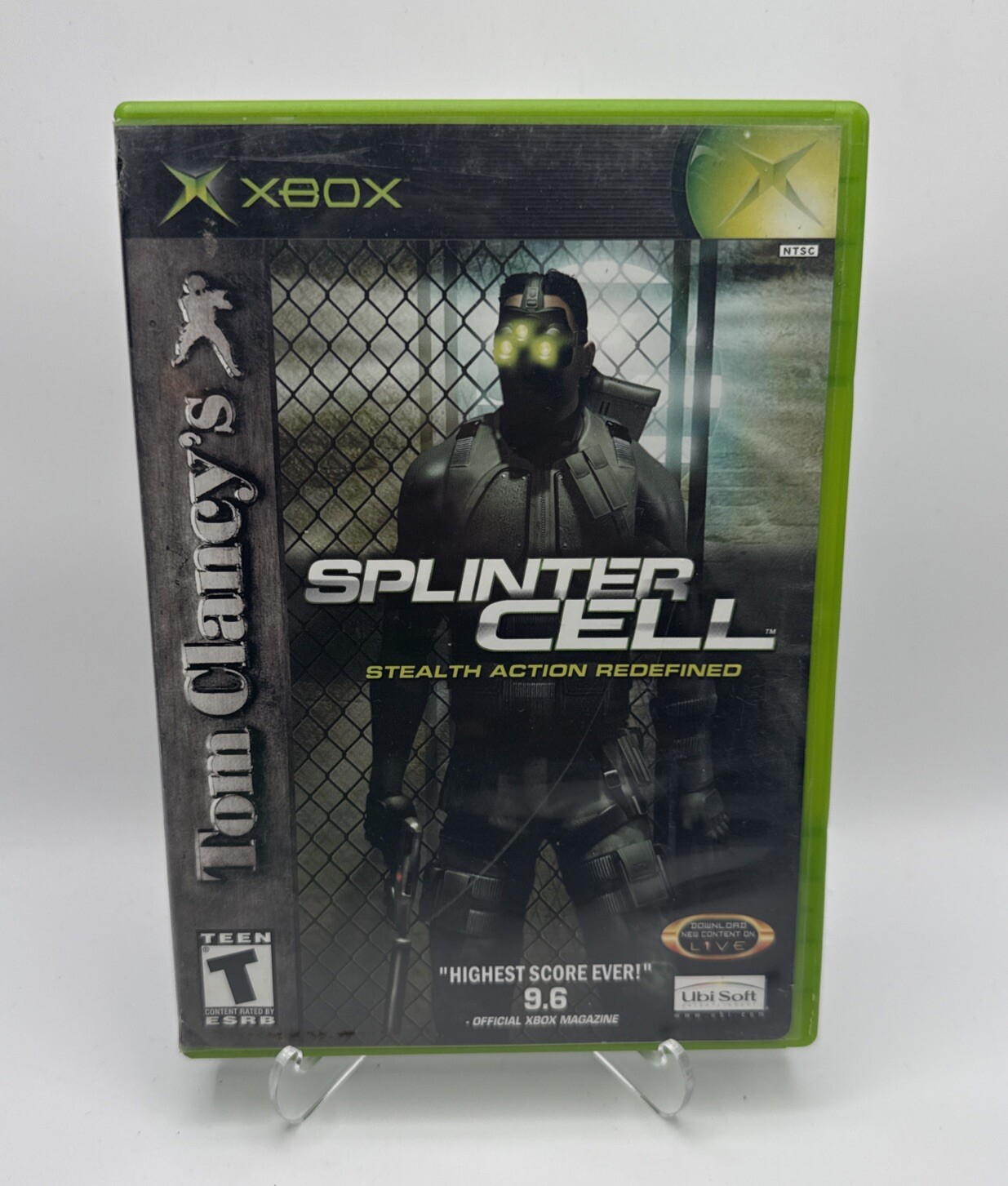 Tom Clancy’s Splinter Cell (Microsoft Xbox, 2002) Complete Tested Working CIB