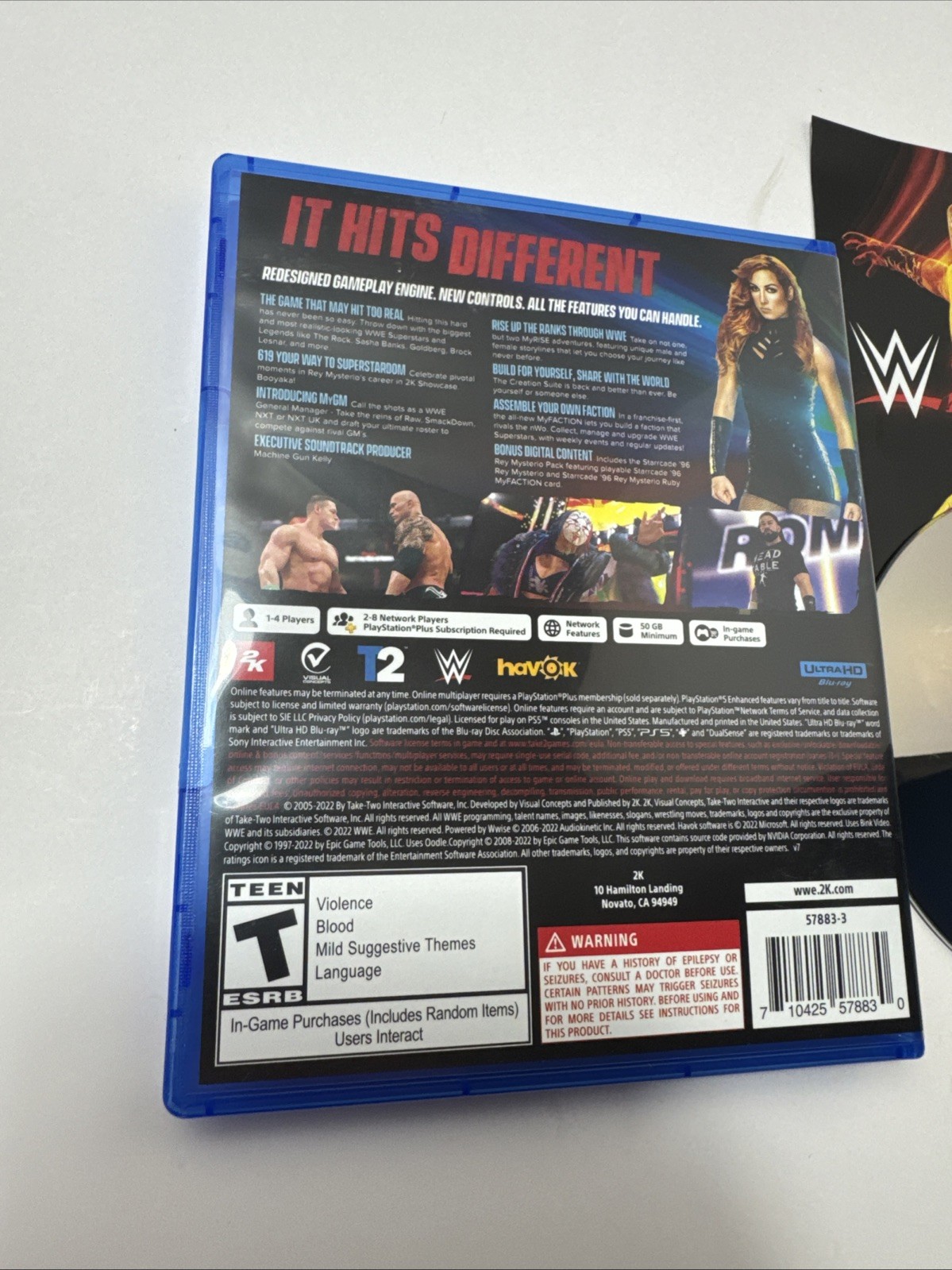 WWE 2K22 – Sony PlayStation 5 Ps5 Tested