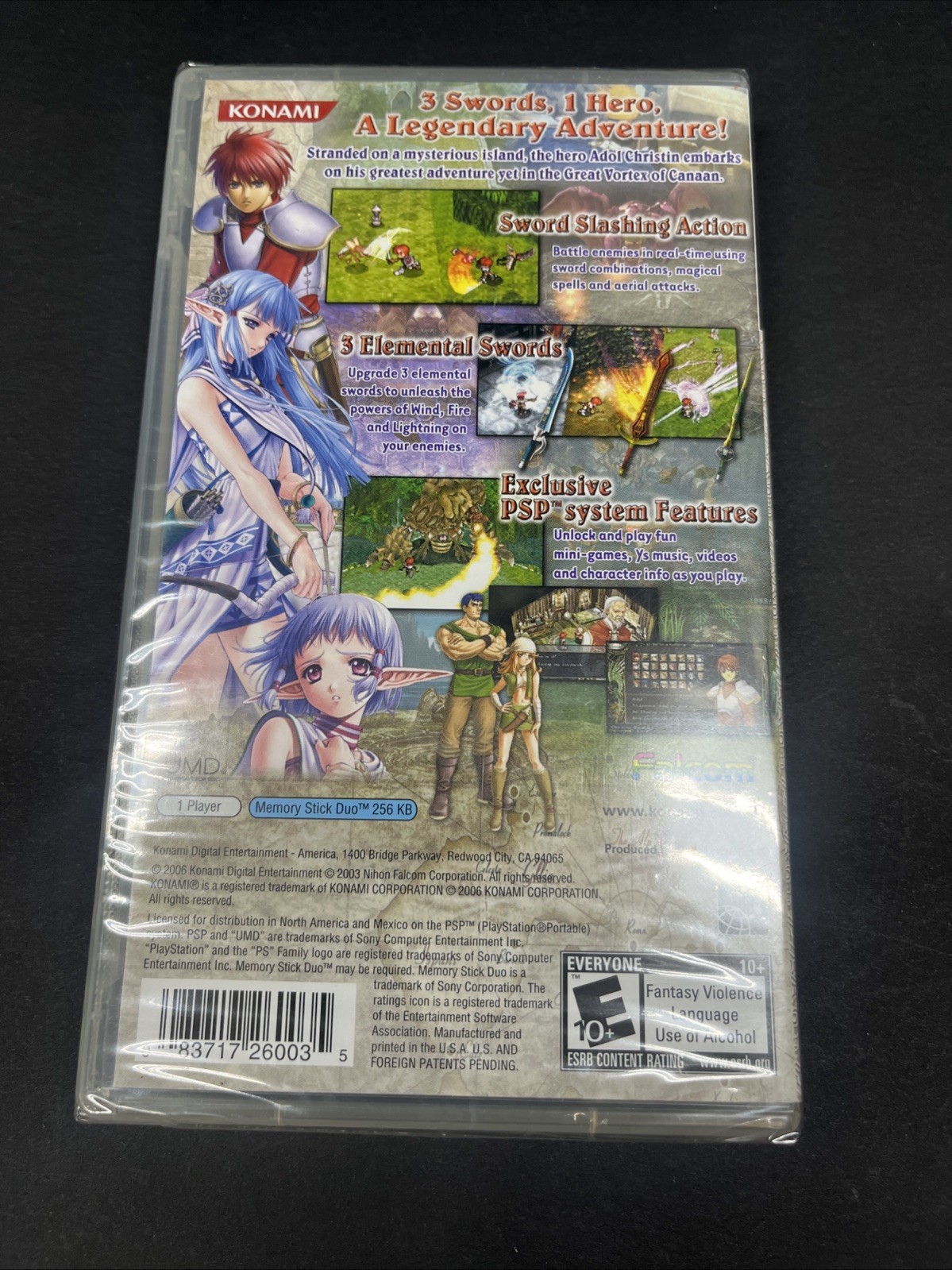 Ys: The Ark of Napishtim (Sony PSP, 2006), New, Factory Sealed