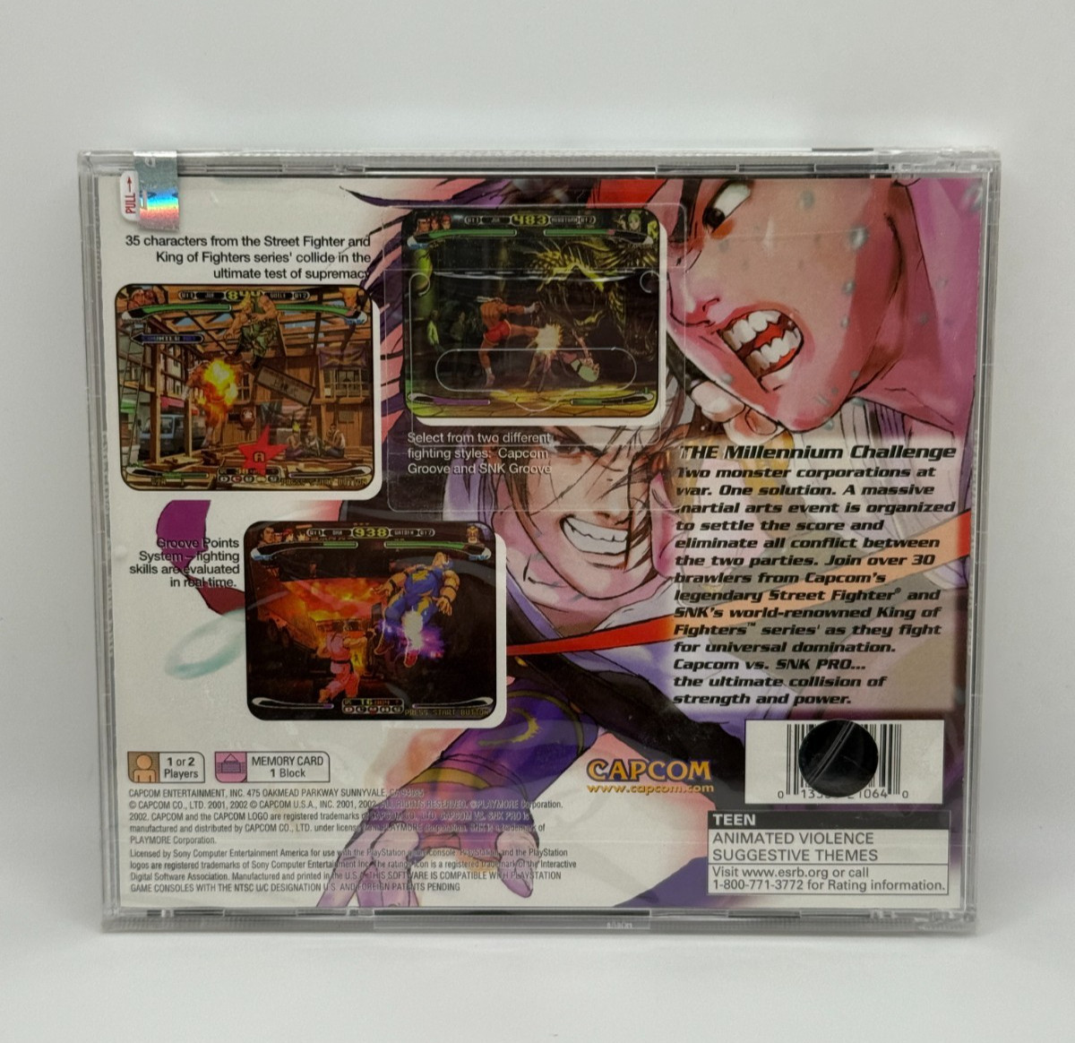 Capcom vs. SNK Pro (PlayStation PS1 2002) – New Sealed USA Version
