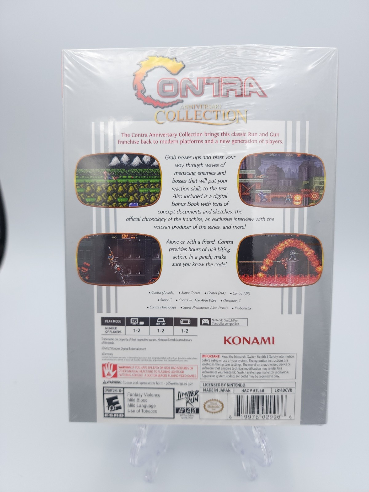 New Contra Anniversary Collection [Classic Edition] (Nintendo Switch, 2022)