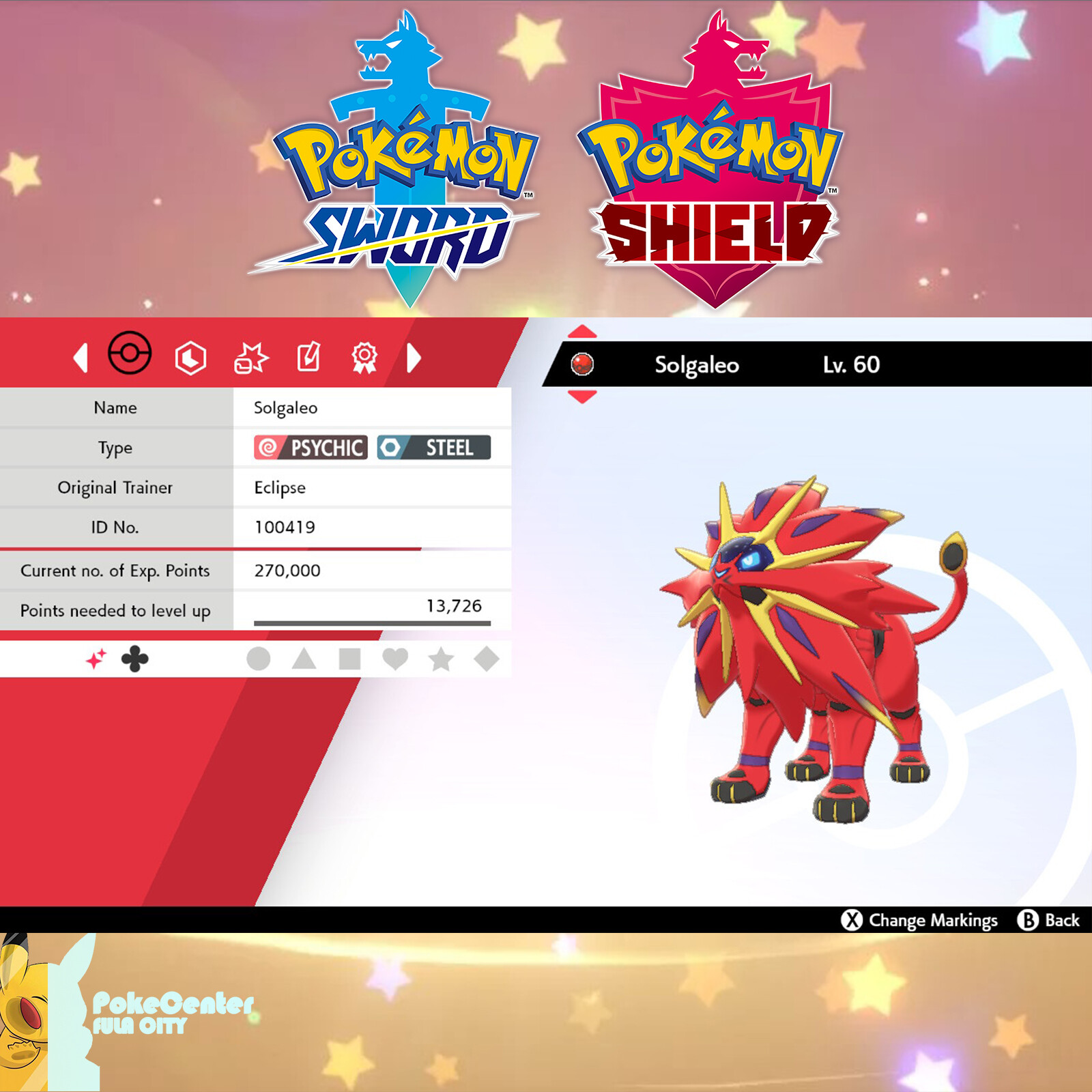 ✨ 2019 American Eclipse Shiny Solgaleo Event | Pokemon Sword & Shield UNTOUCHED