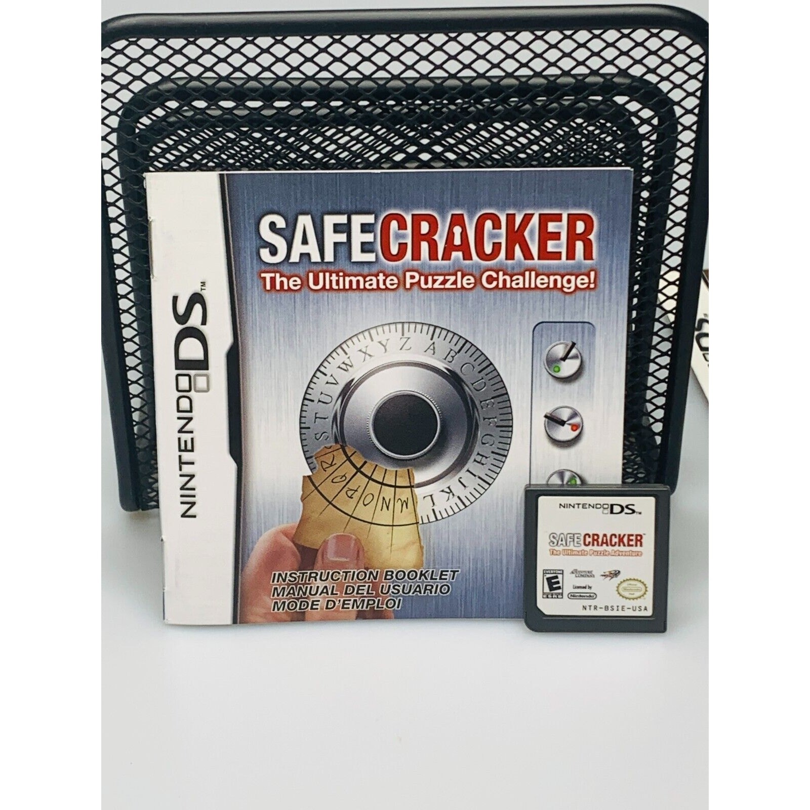 Safe Cracker Ultimate Puzzle Challenge Nintendo DS Game with Instruction Booklet
