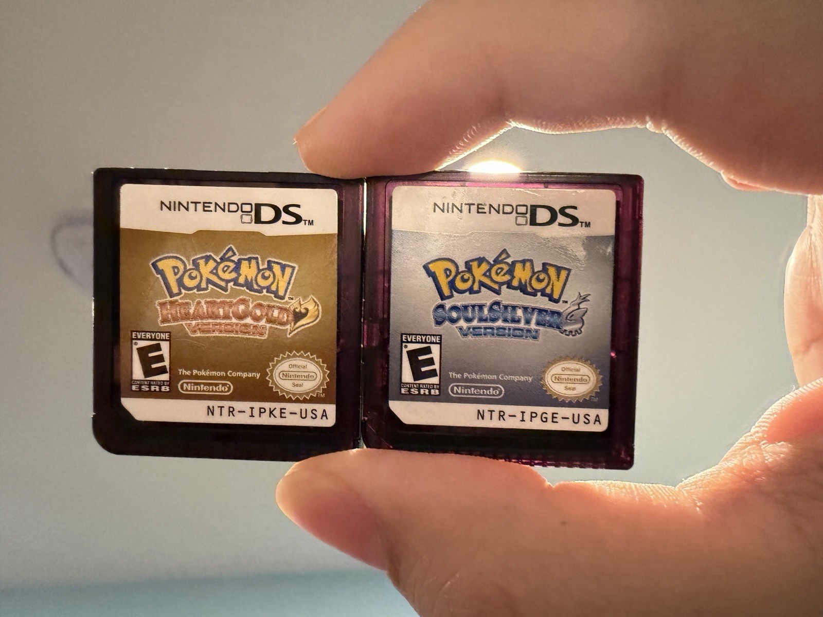 Pokemon HeartGold/SoulSilver US Combo AUTHENTIC Nintendo DS Tested Working