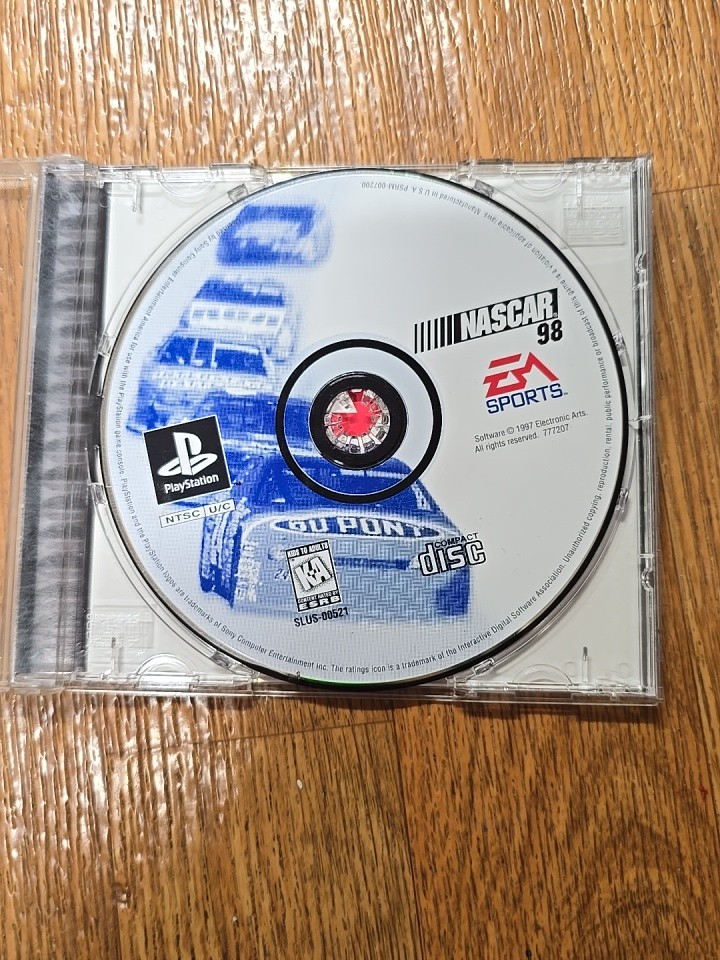 Nascar 98 PlayStation 1 PS1 — No Manual — As Is