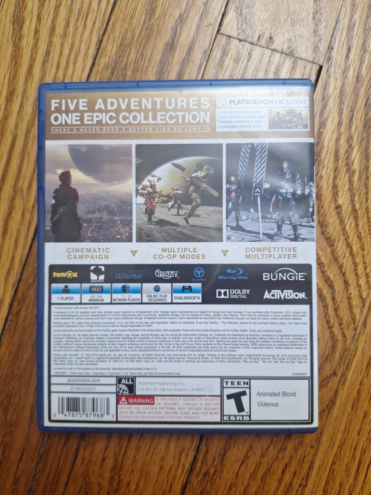 Destiny: The Collection (Sony PlayStation 4, 2016)