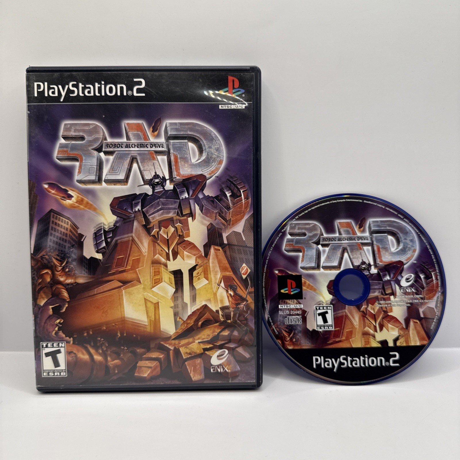 RAD: Robot Alchemic Drive (PS2 PlayStation 2) Game & Case, No Manual – TESTED