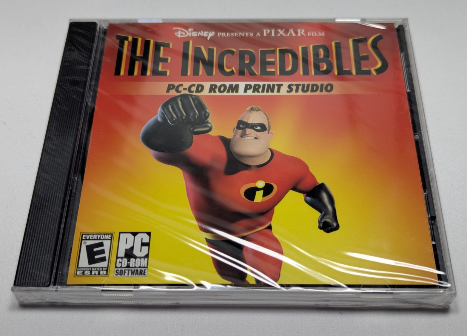 Disney Interactive Pixar The Incredibles PC-CD ROM Studio Slip Cover NEW Sealed