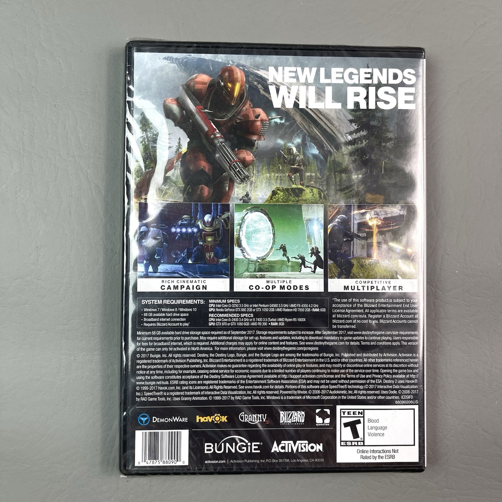 Destiny 2 Bungie Activision PC Download Only Game Best of E3 2017 Video Game