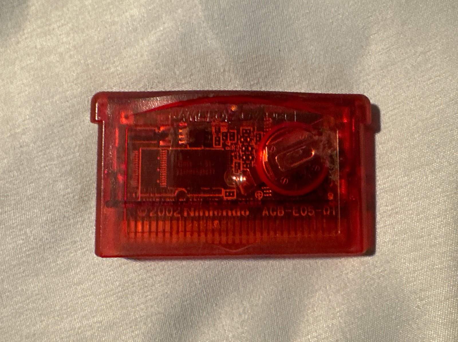 Pokemon Ruby Japanese Pocket Monsters Nintendo Gameboy Advance GBA NO label