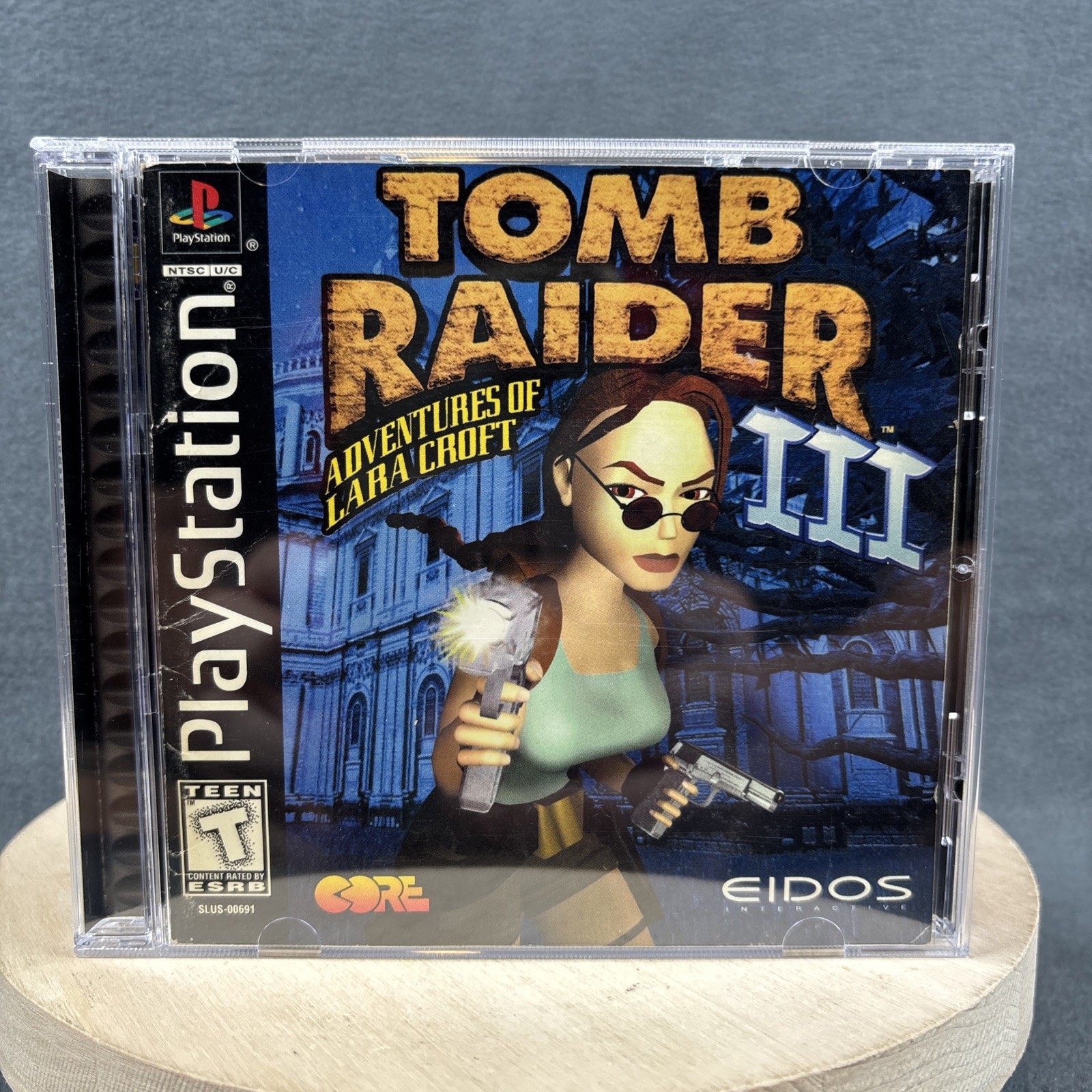 PlayStation 1 – Tomb Raider III – Complete w/ Reg Card (2nd Print) – Refurbished