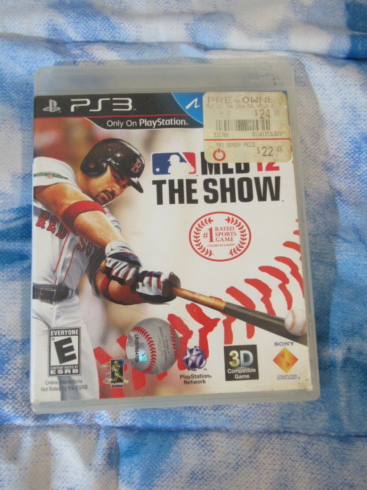 MLB 12: The Show PlayStation 3 PS3 – w/ manual