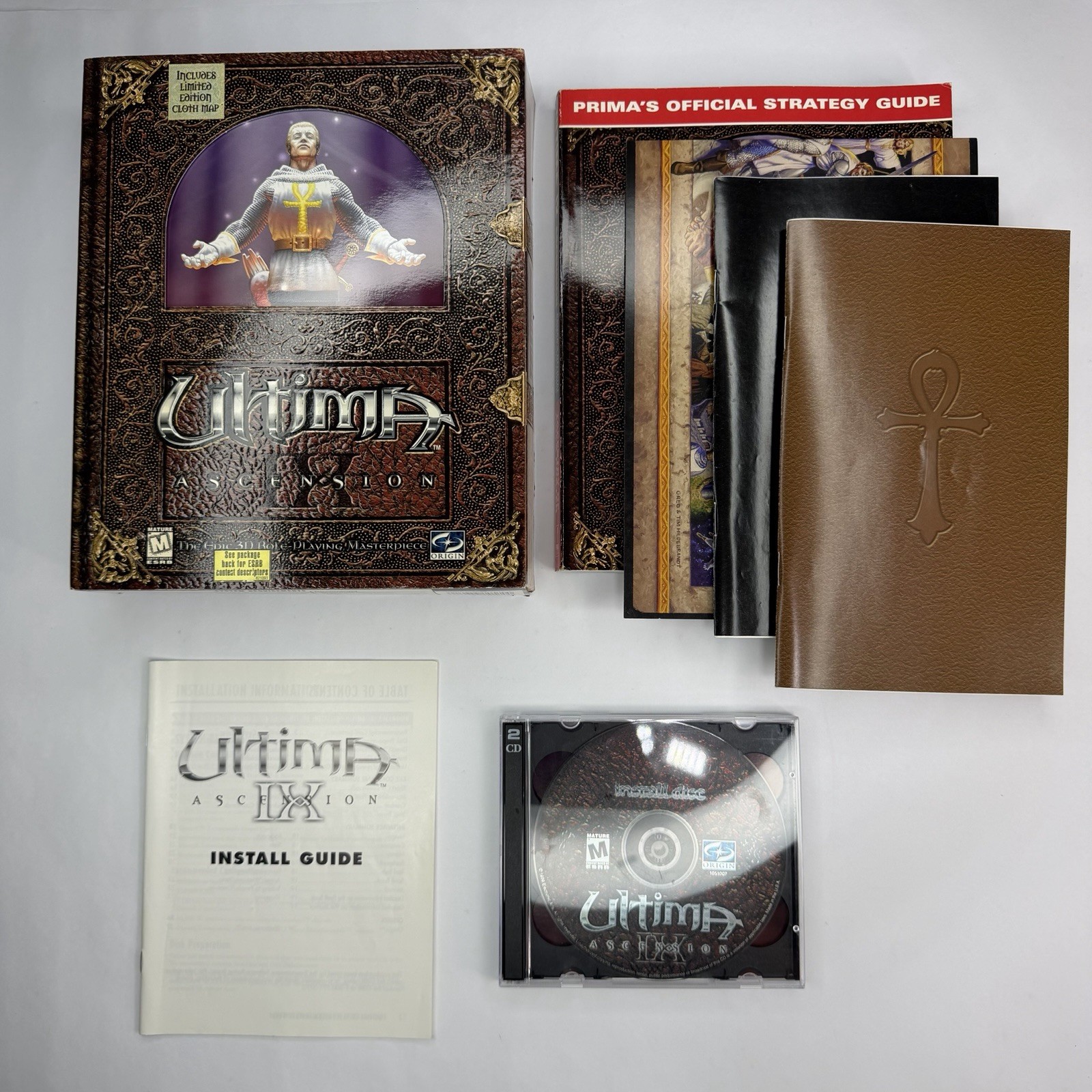 Origin Ultima IX: Ascension PC Big Box w/Prima’s Guide – INCOMPLETE