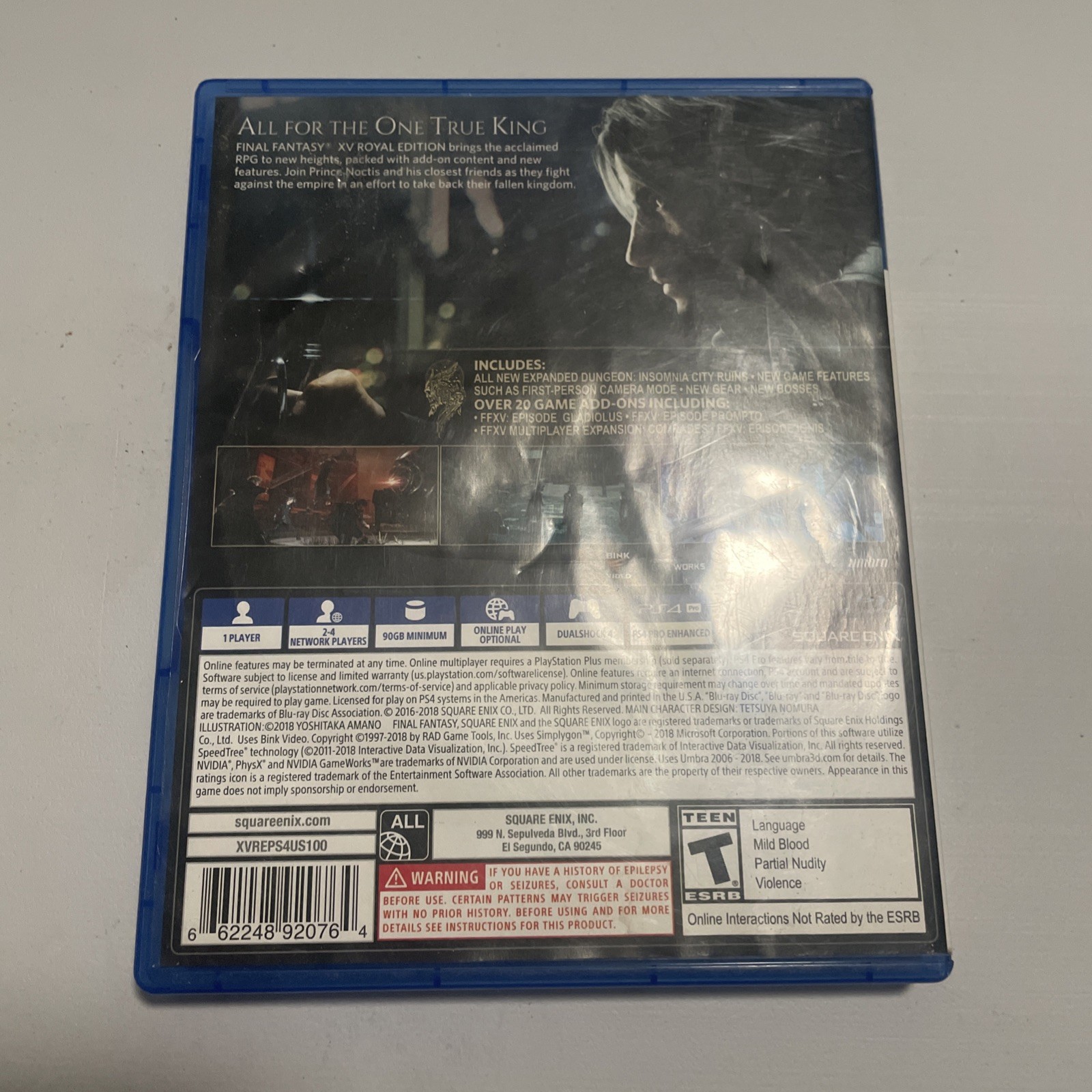 SONY FINAL FANTASY XV ROYAL EDITION – PS4 (TPS036990)