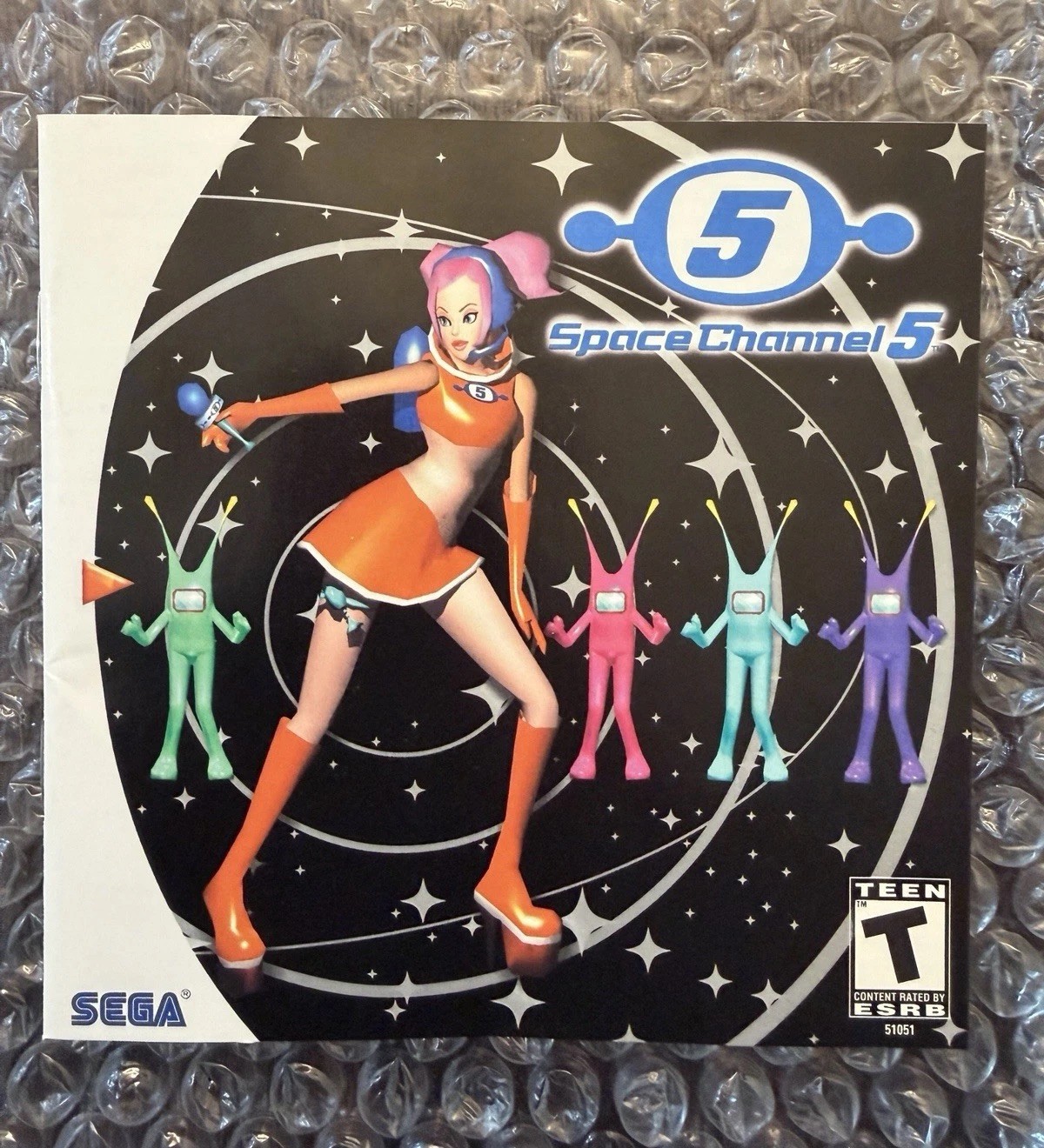 SEGA Space Channel 5 Sega Dreamcast Manual VMU NTSC-U/C T-Teen Dance