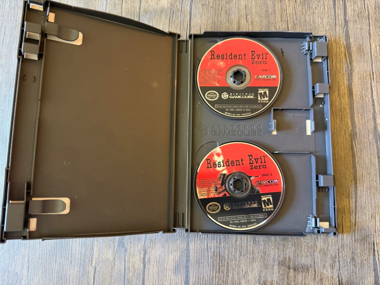 Resident Evil Zero (GameCube, 2002) No Manual