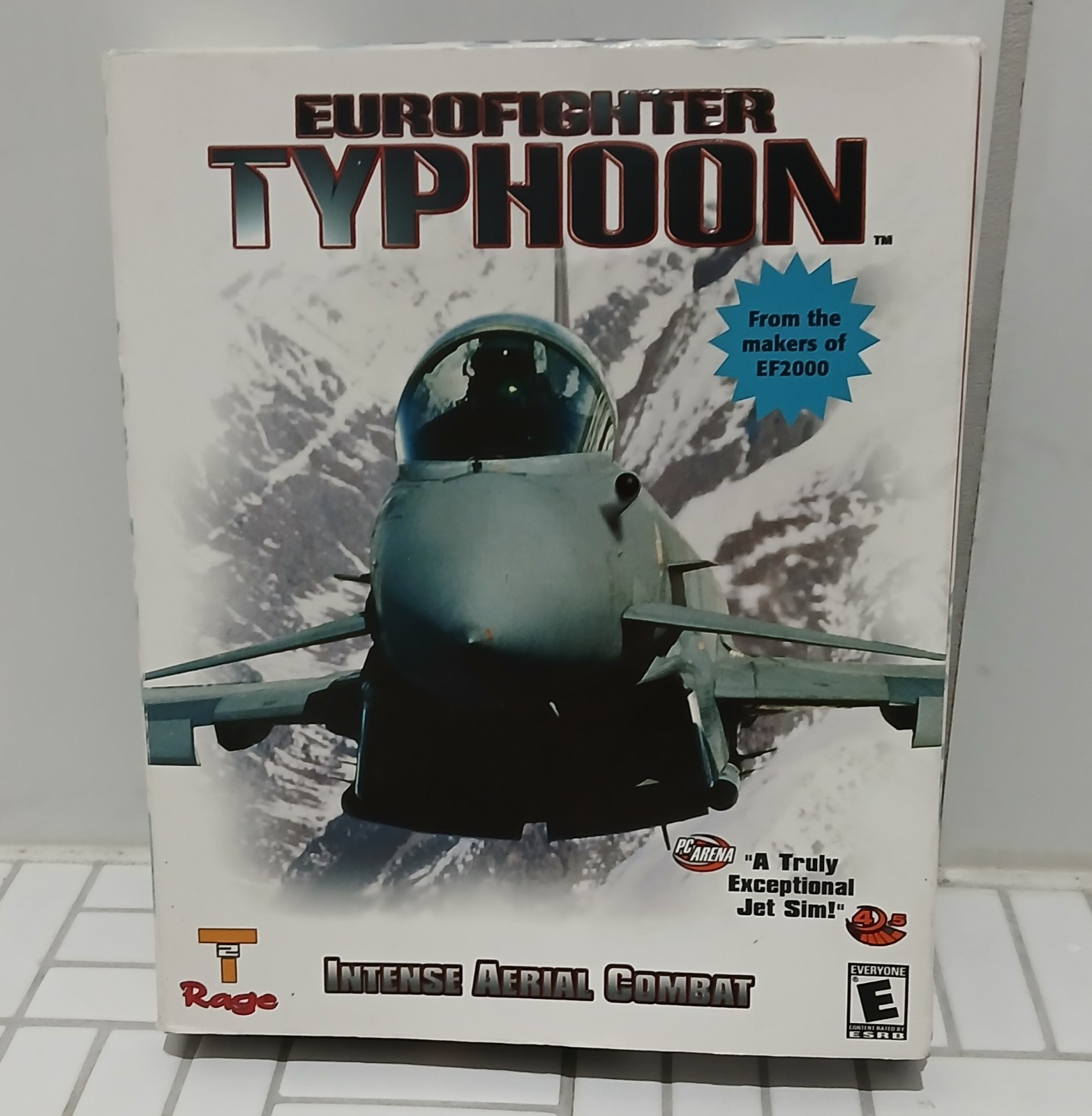 Eurofighter Typhoon PC Big Box CIB 2001 Rage Flight Simulator Win 95 98 Complete