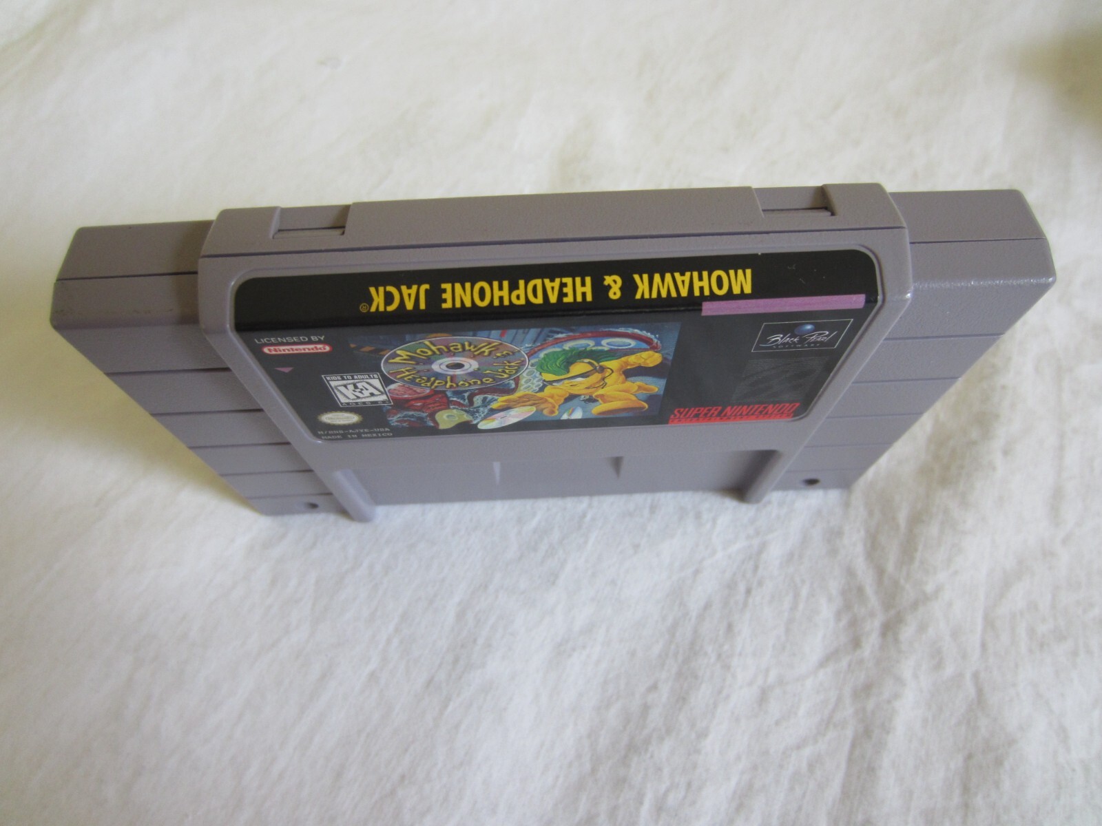 Mohawk and Headphone Jack SNES Super Nintendo CIB Complete + Phone Card RARE