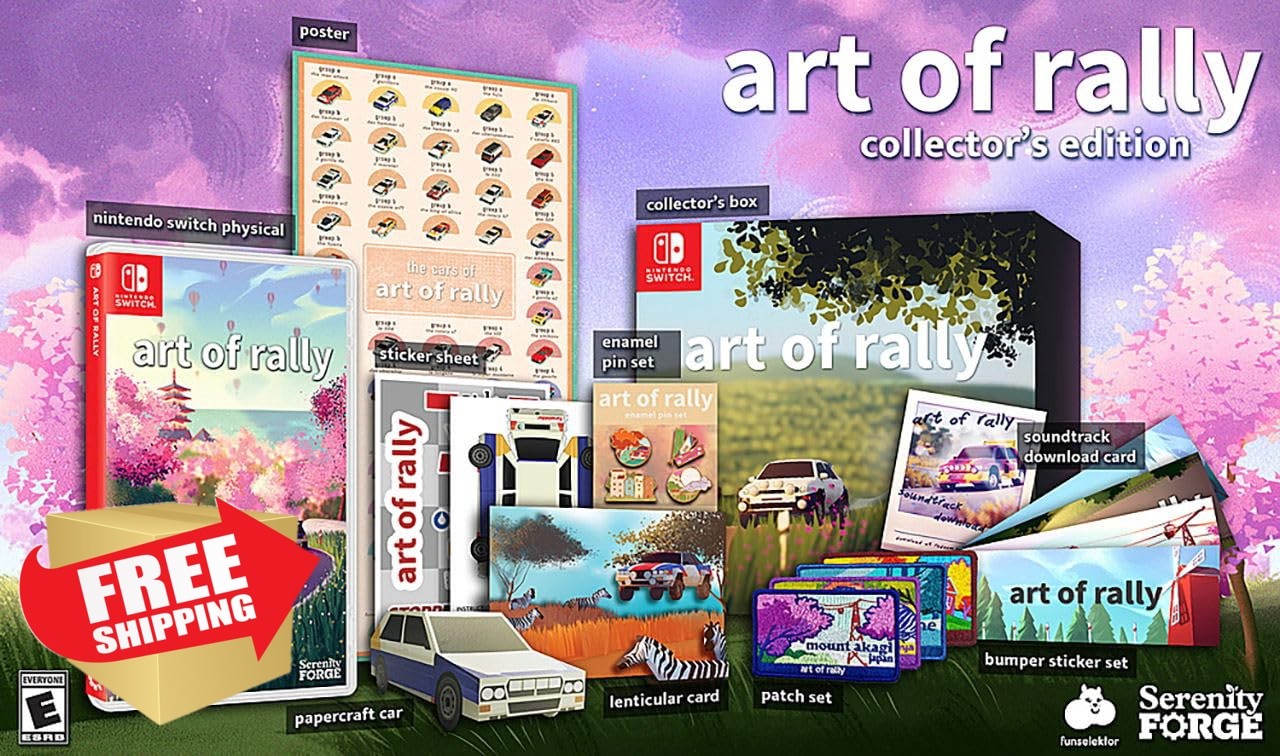 Serenity Forge art of rally collector’s edition Switch