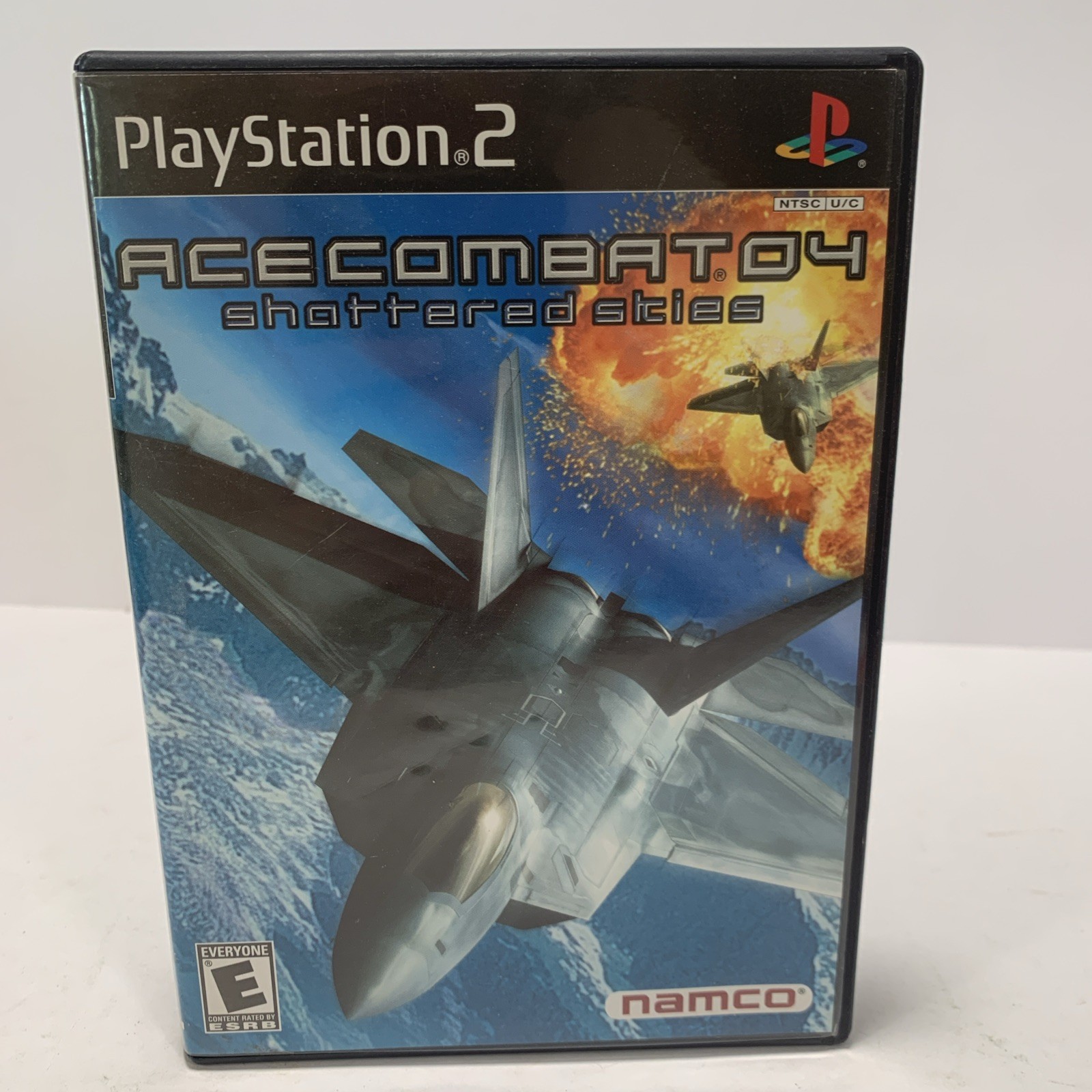 Ace Combat 4 PS2 CIB Shattered Skies Sony PlayStation 2 Black Label Reg Card