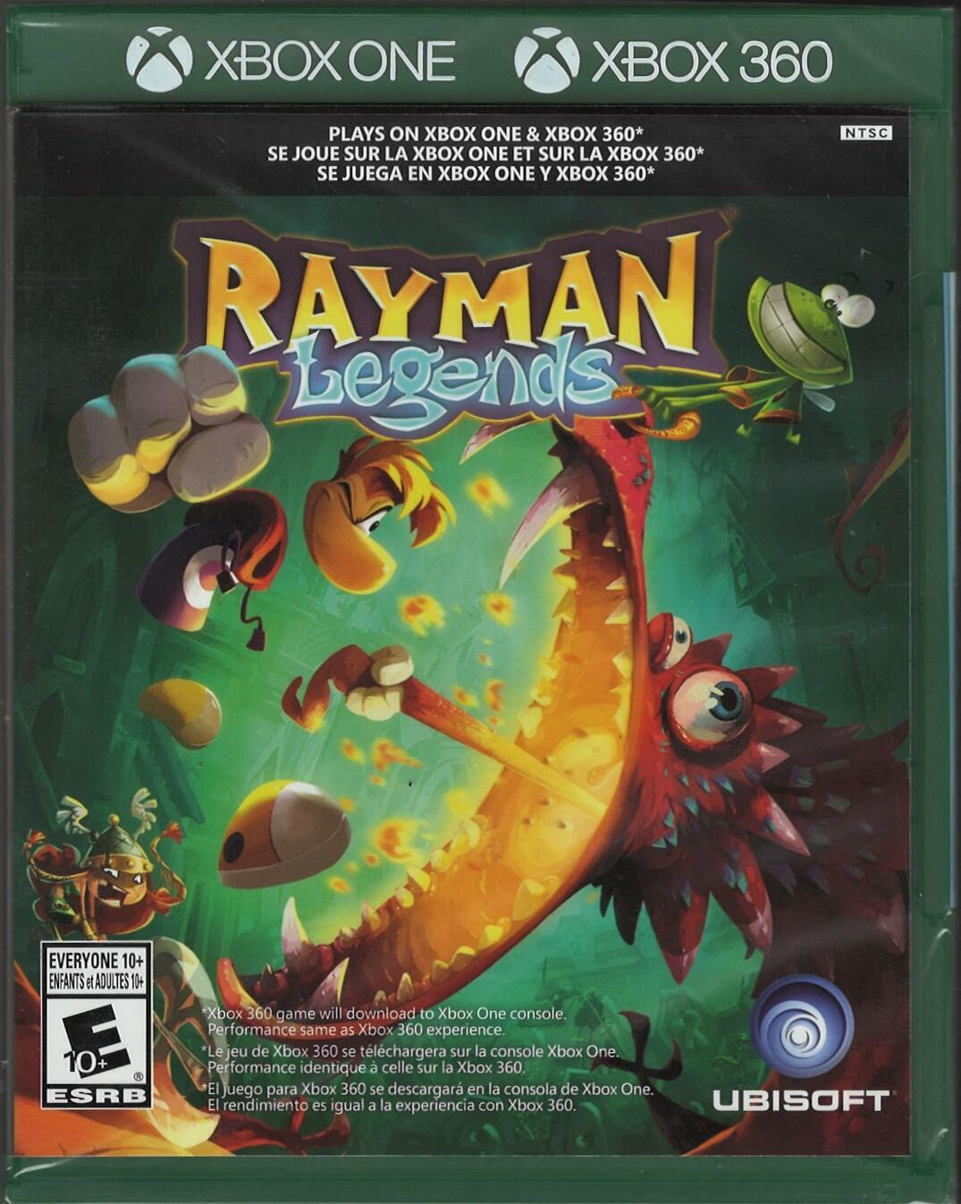 Rayman Legends (XB1 Packaging) Xbox 360 (Brand New Factory Sealed US Version) Xb